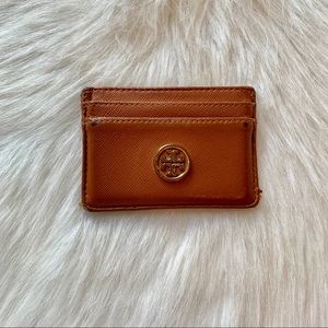 💕 Tory Burch Robinson Leather Card Case